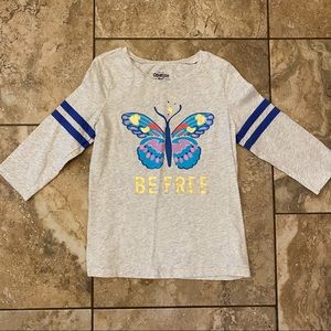 OshKosh B’gosh Be Free Shirt! Size 10!🦋